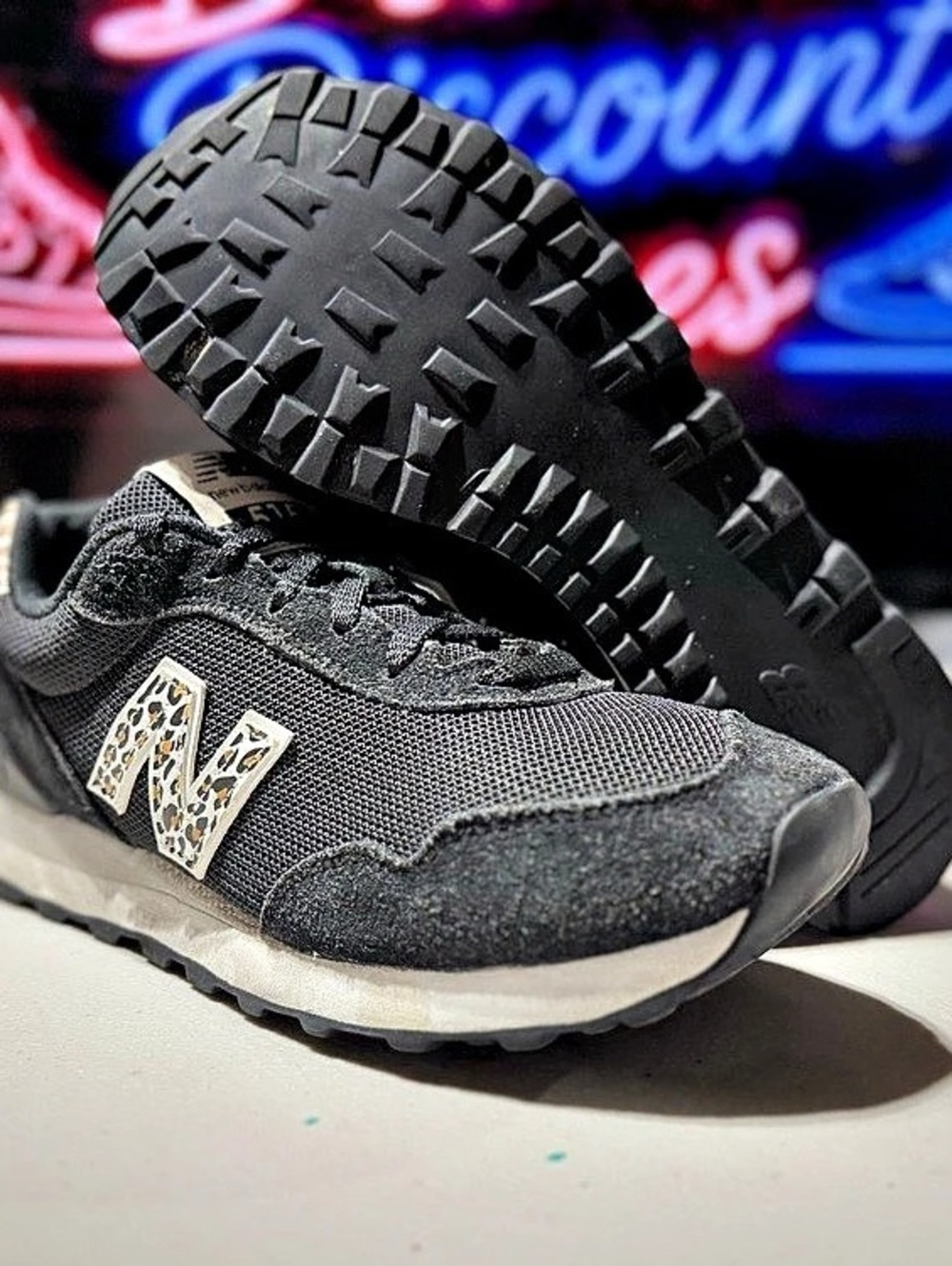 New Balance 515v3 Leopard Women's Black & Gray Sneakers